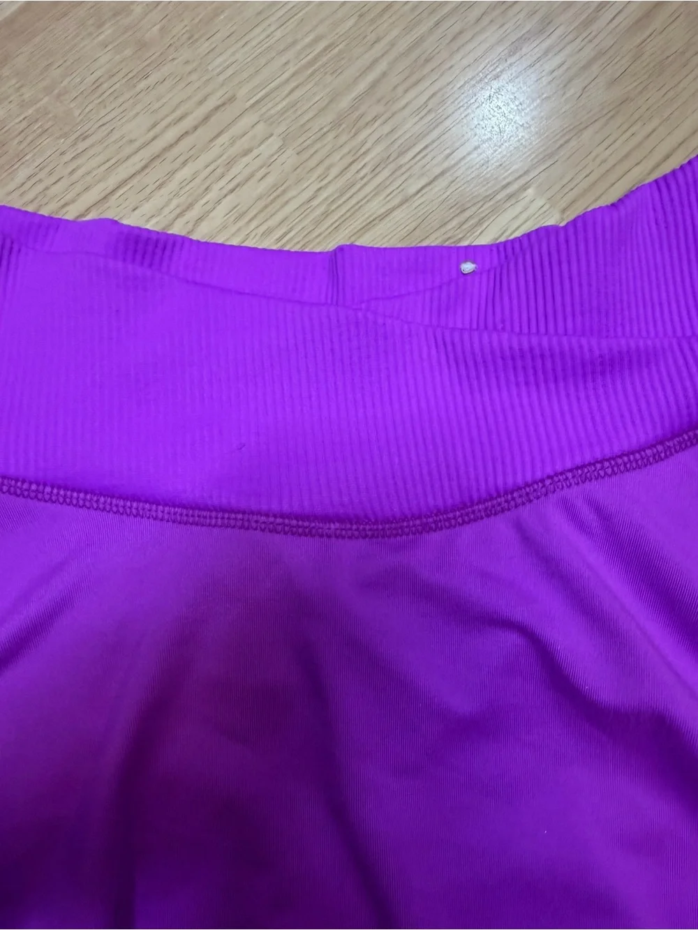 Justice Girls XL Plus 16P 18P Purple Flowy Athletic Skort Built In Shorts